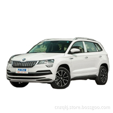 Быстрая доставка бензиновый автомобиль Skoda Karoq Китайский мини -газовый газовый газовый автомобили Пользовательские автомобили для продажи внедорожник